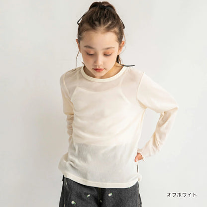 日本童裝 Branshes x Ou? by EDWIN 薄透上衣 90-150cm 女童款 秋季 TOPS