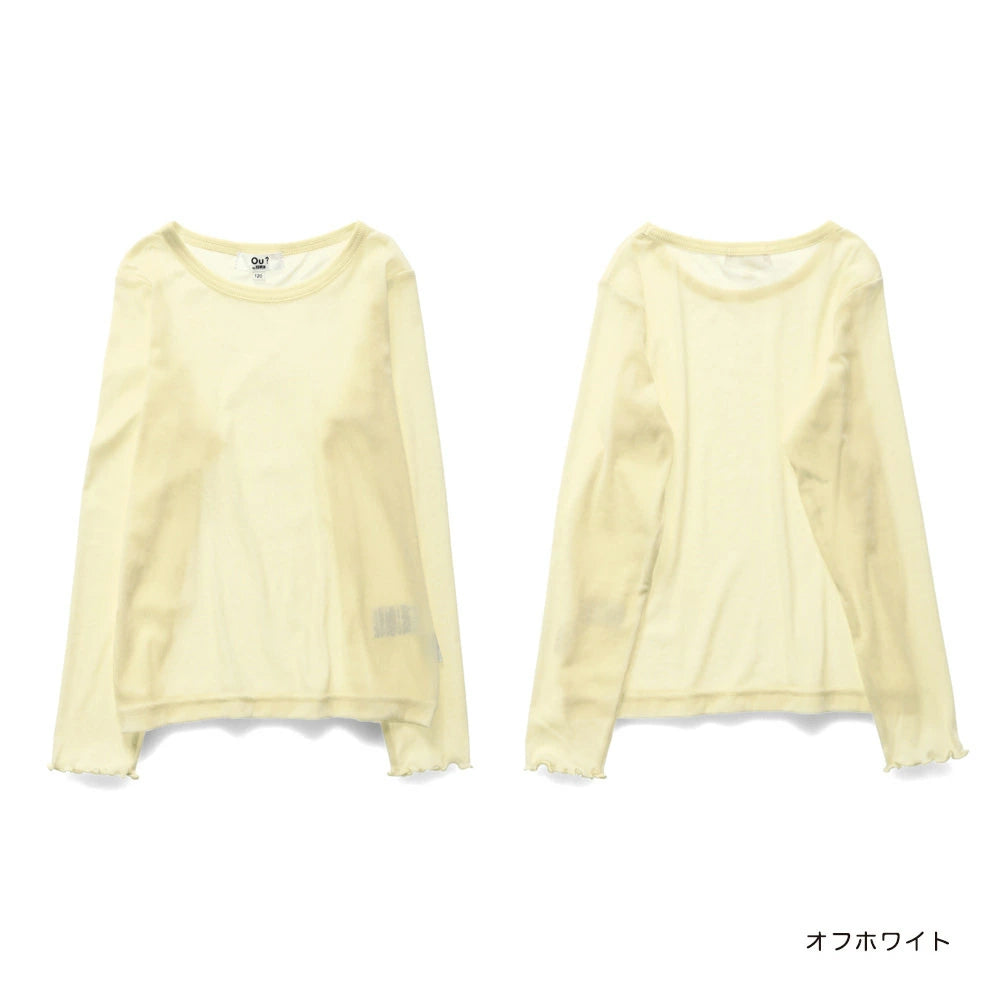 日本童裝 Branshes x Ou? by EDWIN 薄透上衣 90-150cm 女童款 秋季 TOPS