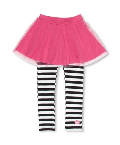 現貨區1-2日寄出--日本童裝 Babydoll 滿印假兩件裙連打底褲 120cm 女童款 四季 SKIRTS PANTS