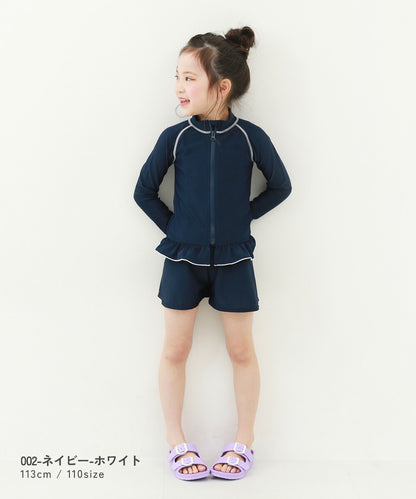 Japanese children's clothing dev!rock UV-proof skirt swimsuit jacket suitable for school classes 110-170cm girls summer swimsuit special edition