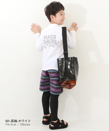 Japanese children's clothing dev!rock UV-proof long/sleeve/short-sleeve swimsuit jackets 100-160cm for boys and girls summer swimsuit special edition