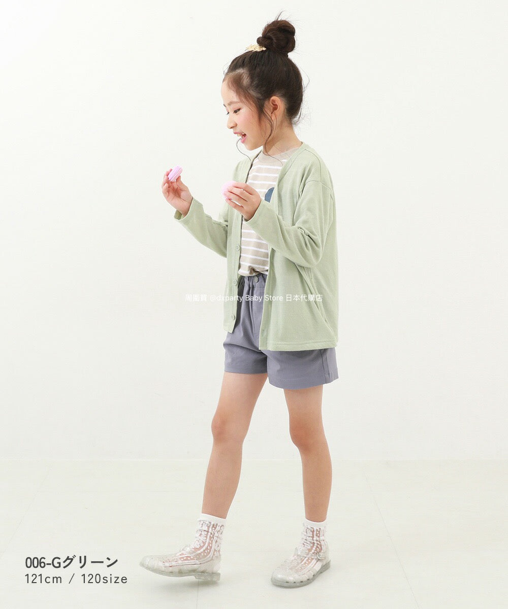 Japanese children's clothing dev!rock UV protection thin V-neck jacket 100-160cm boys/girls spring and summer outerwear