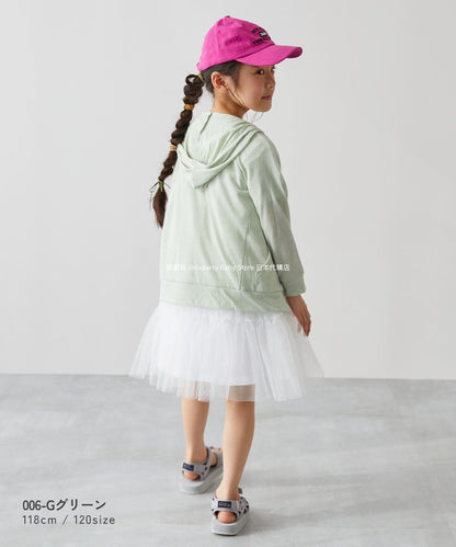 Japanese children's clothing dev!rock UV-proof thin hooded jacket 100-160cm boys/girls spring/summer OUTERWEAR