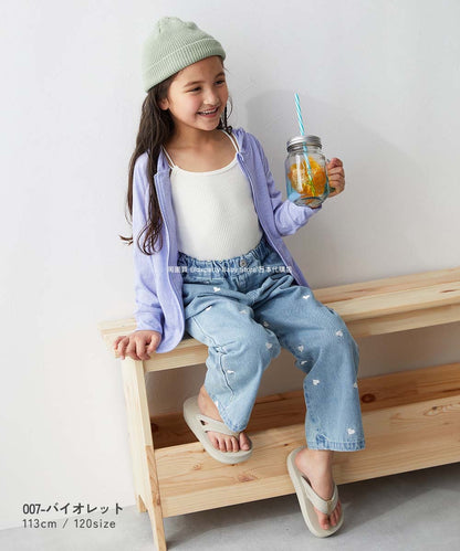 Japanese children's clothing dev!rock UV-proof thin hooded jacket 100-160cm boys/girls spring/summer OUTERWEAR