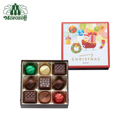 日本直送 Morozoff 聖誕朱古力禮盒 9個 聖誕快樂特輯 新年行運發財特輯 Christmas Happy New Year 馬年 限定手信