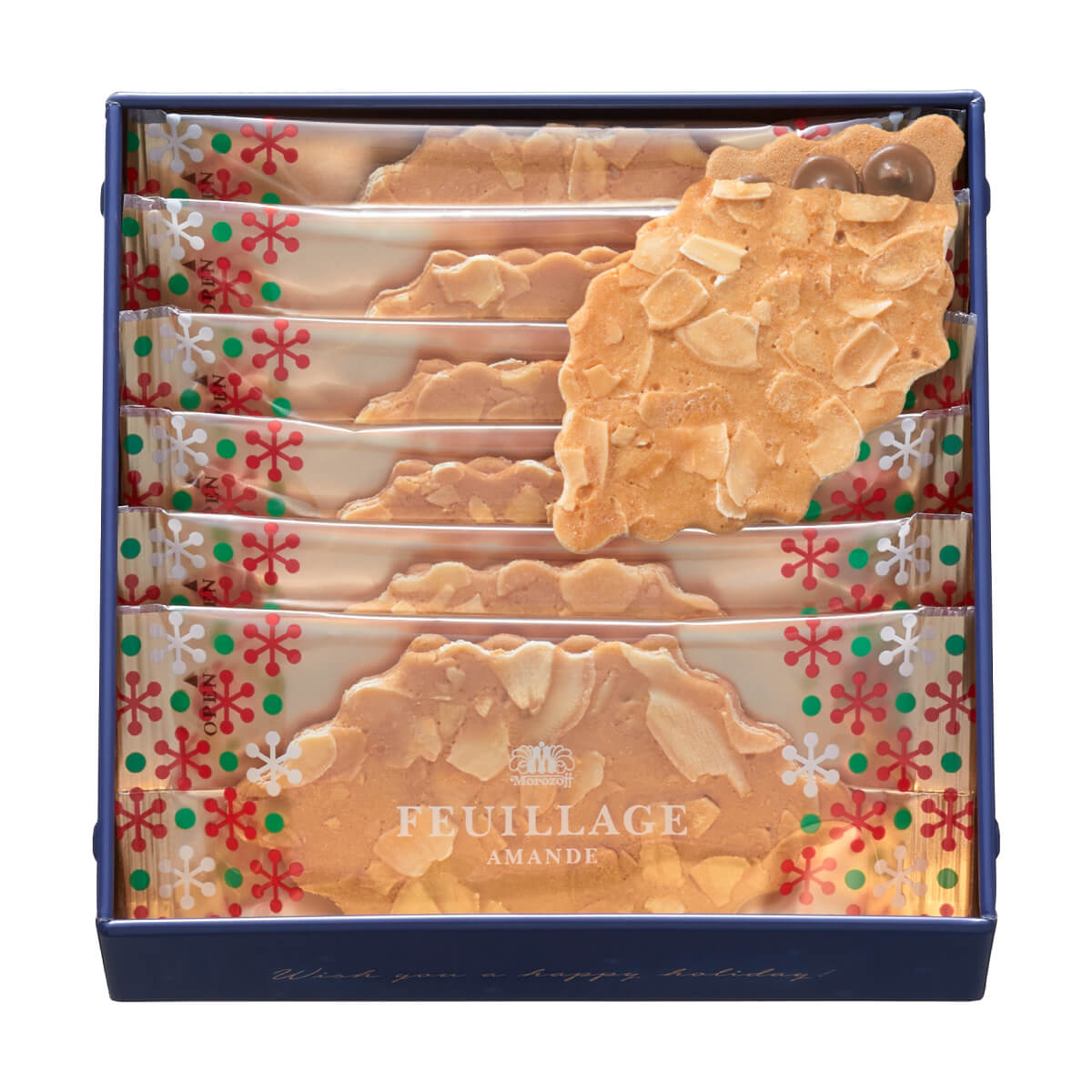 日本直送 Morozoff 聖誕FEUILLAGE葉片薄脆禮盒 6個入 聖誕快樂特輯 新年行運發財特輯 Christmas Happy New Year 馬年 限定手信
