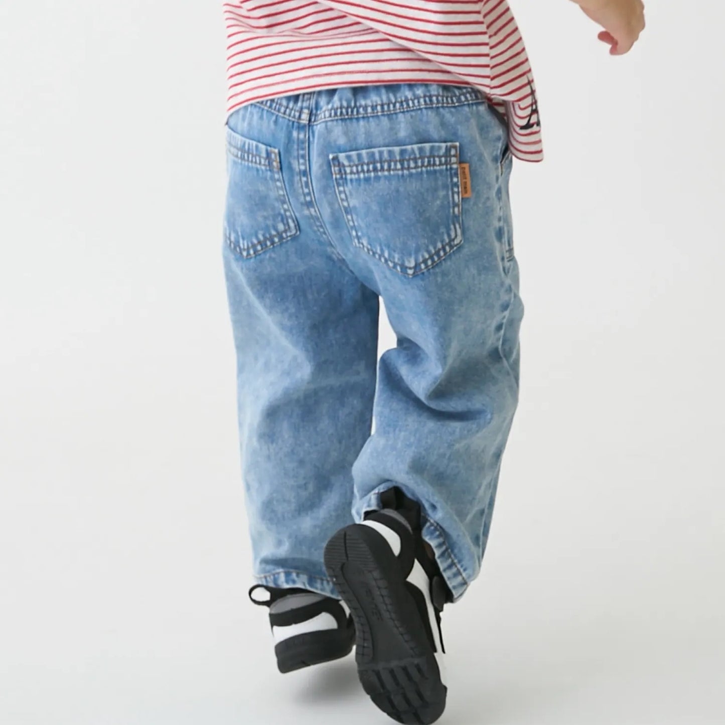 日本童裝 pe#main 柔軟牛仔長褲 80-130cm 男童款 夏季 PANTS