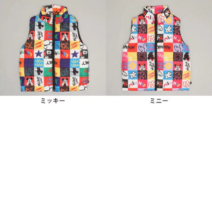 日本童裝 BDL x Disney 彩格夾棉背心外套 90-140cm 男童款/女童款 夏季 OUTERWEAR