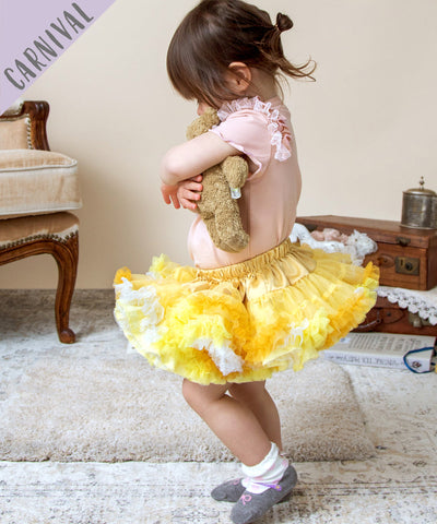日本童裝 panpantutu 檸檬蛋糕tutu裙 70-135cm 女童款 初生嬰兒 夏季 SKIRTS