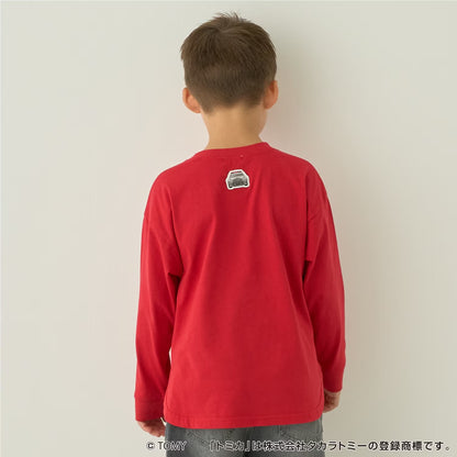 日本童裝 b・R# x Tomica 印花上衣 90-130cm 男童款 秋季 TOPS