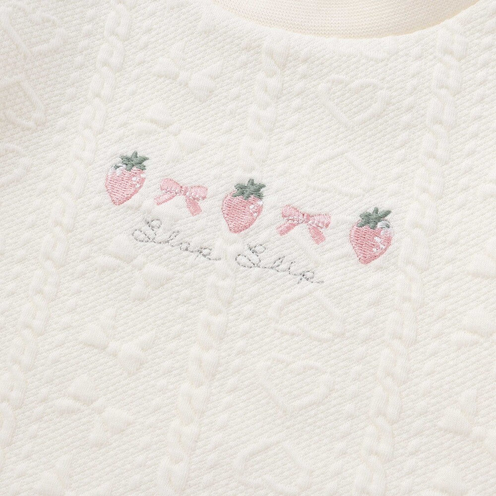 日本童裝  SLAP SLIP 毛絨絎縫連身裙 80-130cm 女童款 秋季 DRESSES