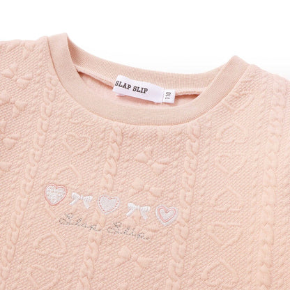 日本童裝  SLAP SLIP 毛絨絎縫連身裙 80-130cm 女童款 秋季 DRESSES