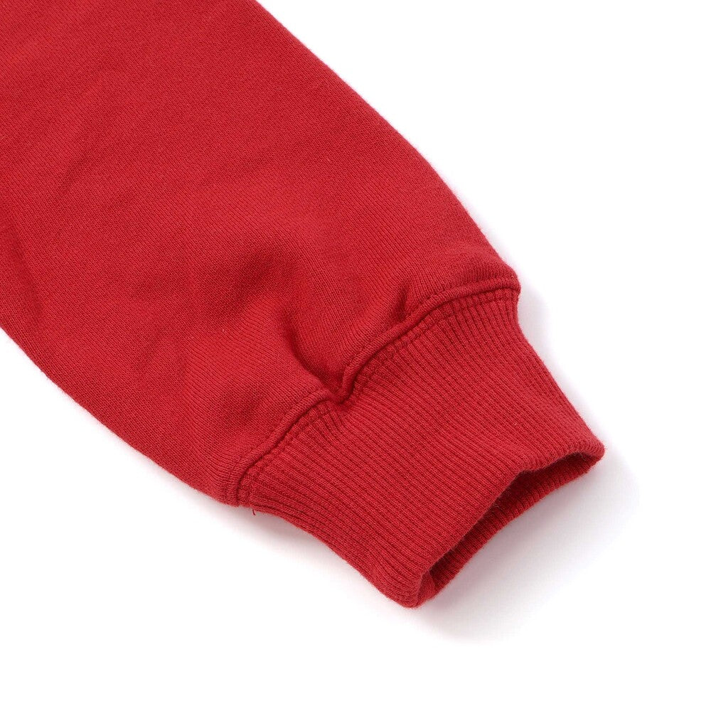 日本童裝  SLAP SLIP 熊熊格子拼接連身裙 80-130cm 女童款 秋季 DRESSES 聖誕紅/新年紅