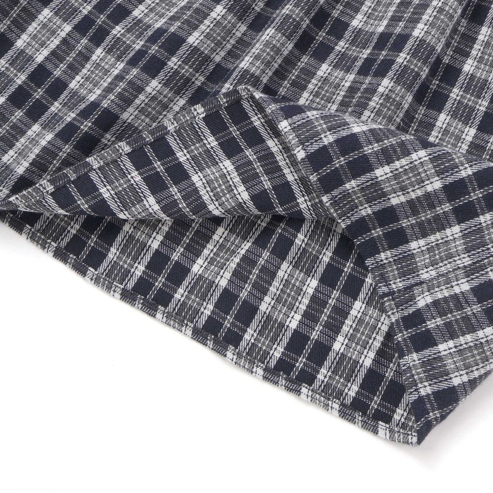 日本童裝  SLAP SLIP 熊熊格子拼接連身裙 80-130cm 女童款 秋季 DRESSES 聖誕紅/新年紅