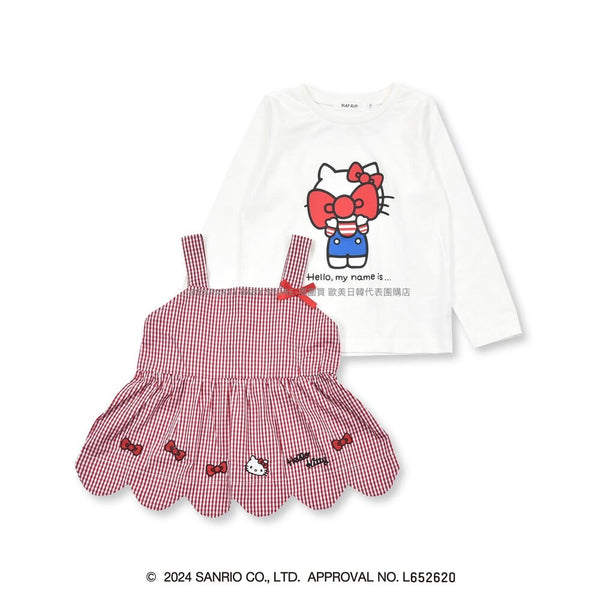 日本童裝 SLAP SL1P x Sanrio 兩件上衣套裝 90-150cm 女童款 秋季 TOPS