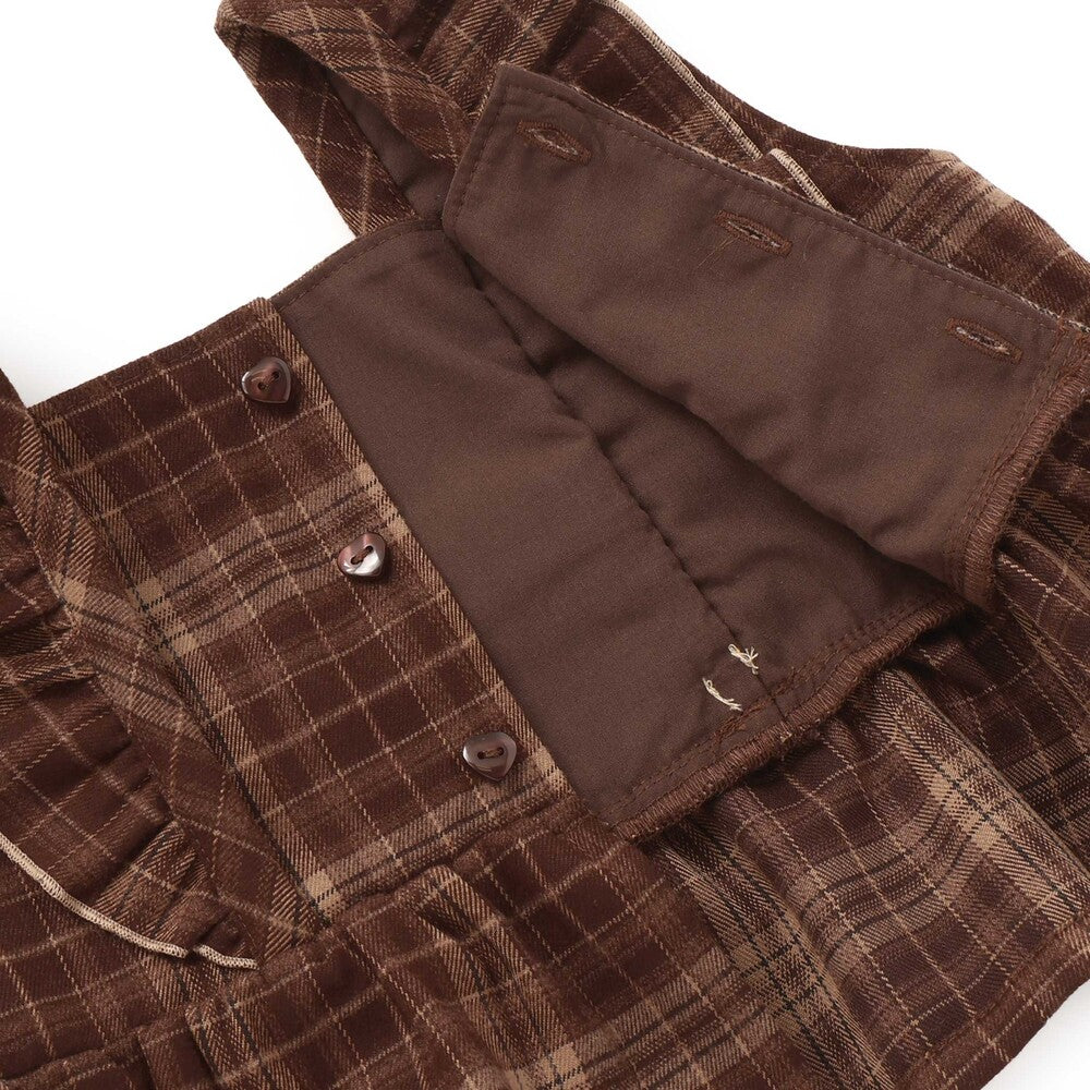 日本童裝  SLAP SLIP 荷葉邊吊帶+長褲套裝 80-130cm 女童款 秋季 TOPS PANTS