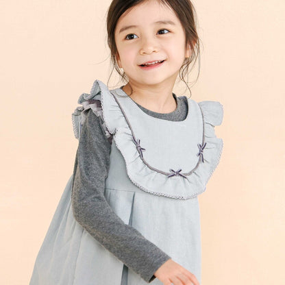 日本童裝  SLAP SLIP 荷葉邊燈芯絨背心裙 80-130cm 女童款 秋季 DRESSES
