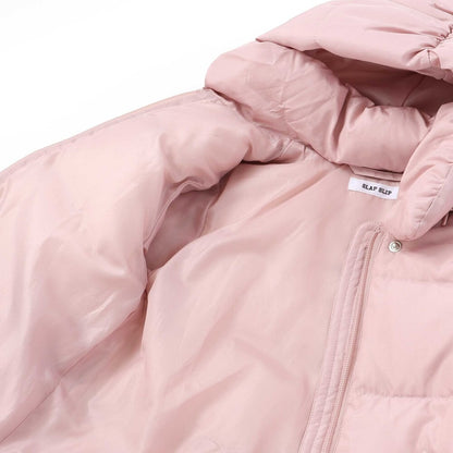 日本童裝  SLAP SLIP 荷葉邊緞帶羽絨外套 90-130cm 女童款 冬季 (適合寒冷天氣、溫度低天氣及落雪）OUTERWEAR