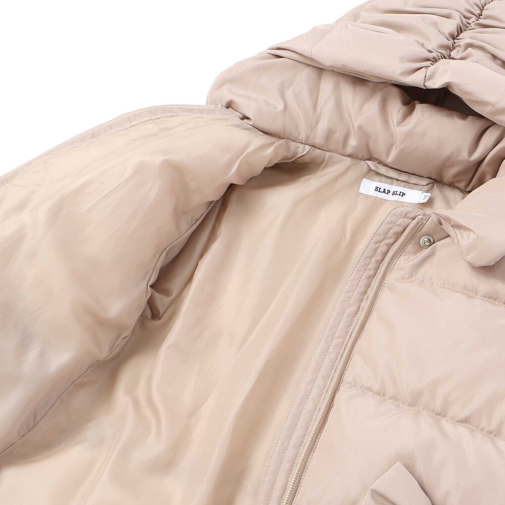 日本童裝  SLAP SLIP 荷葉邊緞帶羽絨外套 90-130cm 女童款 冬季 (適合寒冷天氣、溫度低天氣及落雪）OUTERWEAR