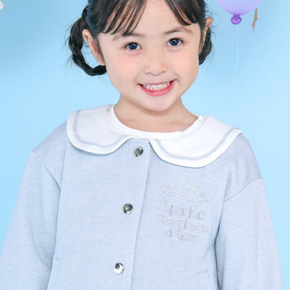 日本童裝  SLAP SLIP 水手領刺繡外套 90-130cm 女童款 秋季 OUTERWEAR