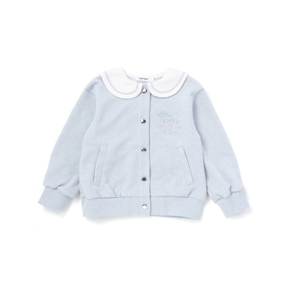 日本童裝  SLAP SLIP 水手領刺繡外套 90-130cm 女童款 秋季 OUTERWEAR