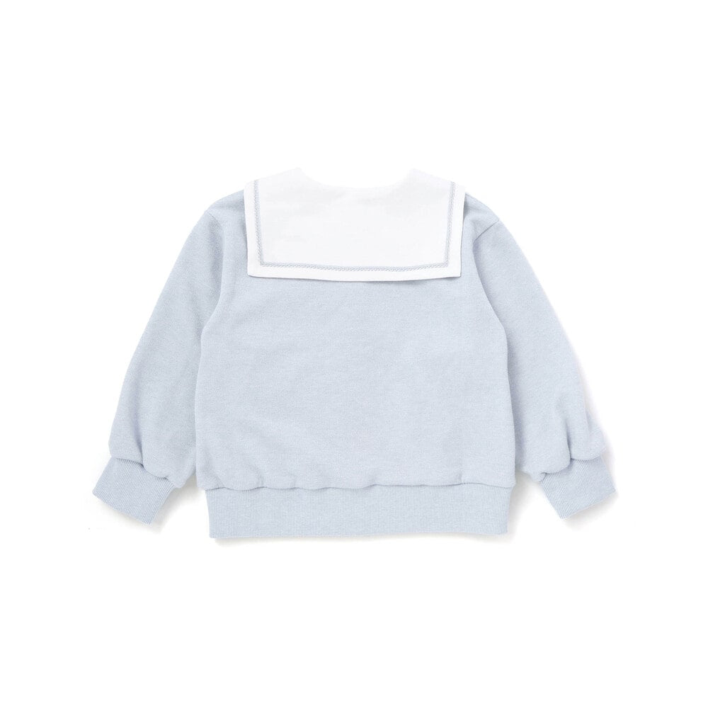 日本童裝  SLAP SLIP 水手領刺繡外套 90-130cm 女童款 秋季 OUTERWEAR