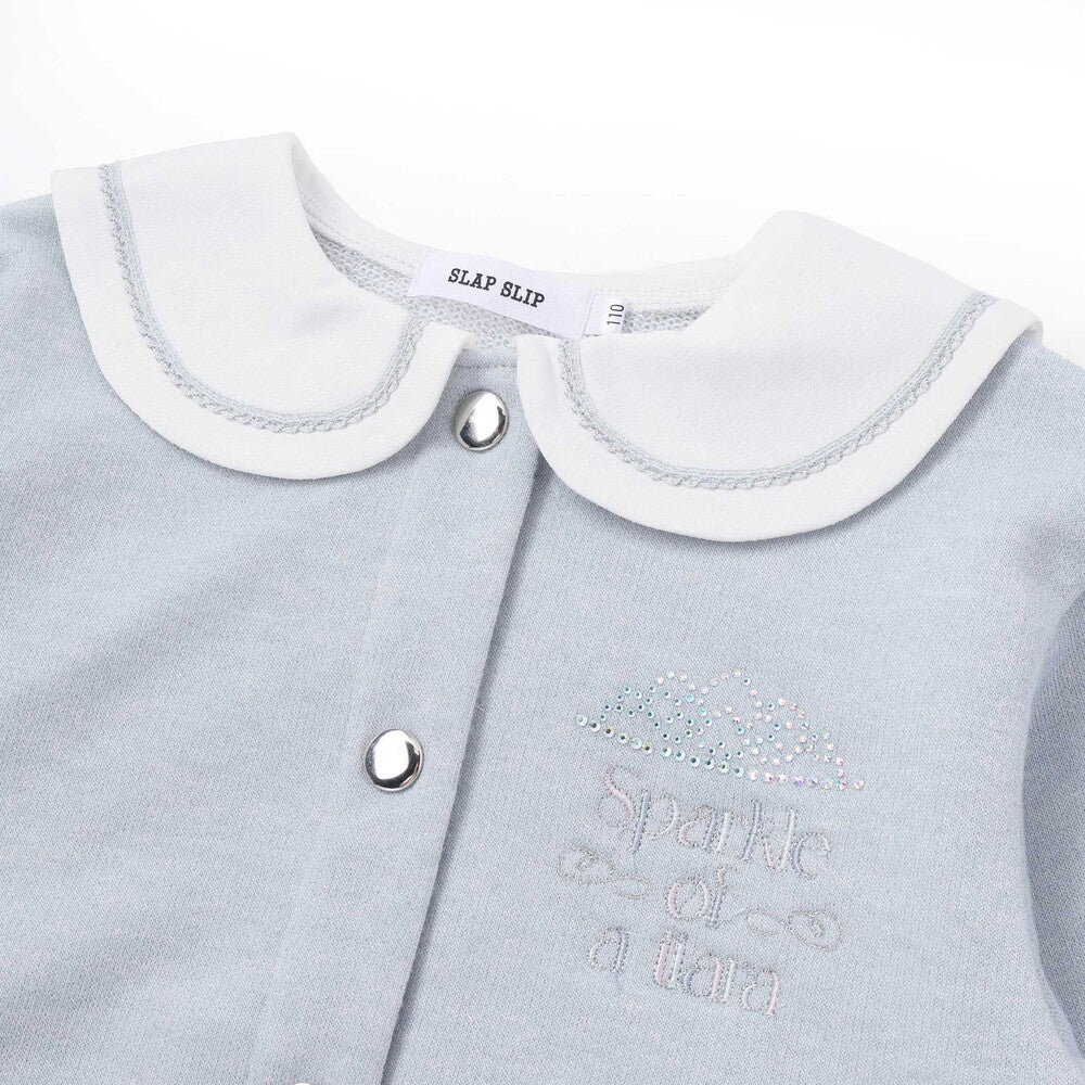 日本童裝  SLAP SLIP 水手領刺繡外套 90-130cm 女童款 秋季 OUTERWEAR