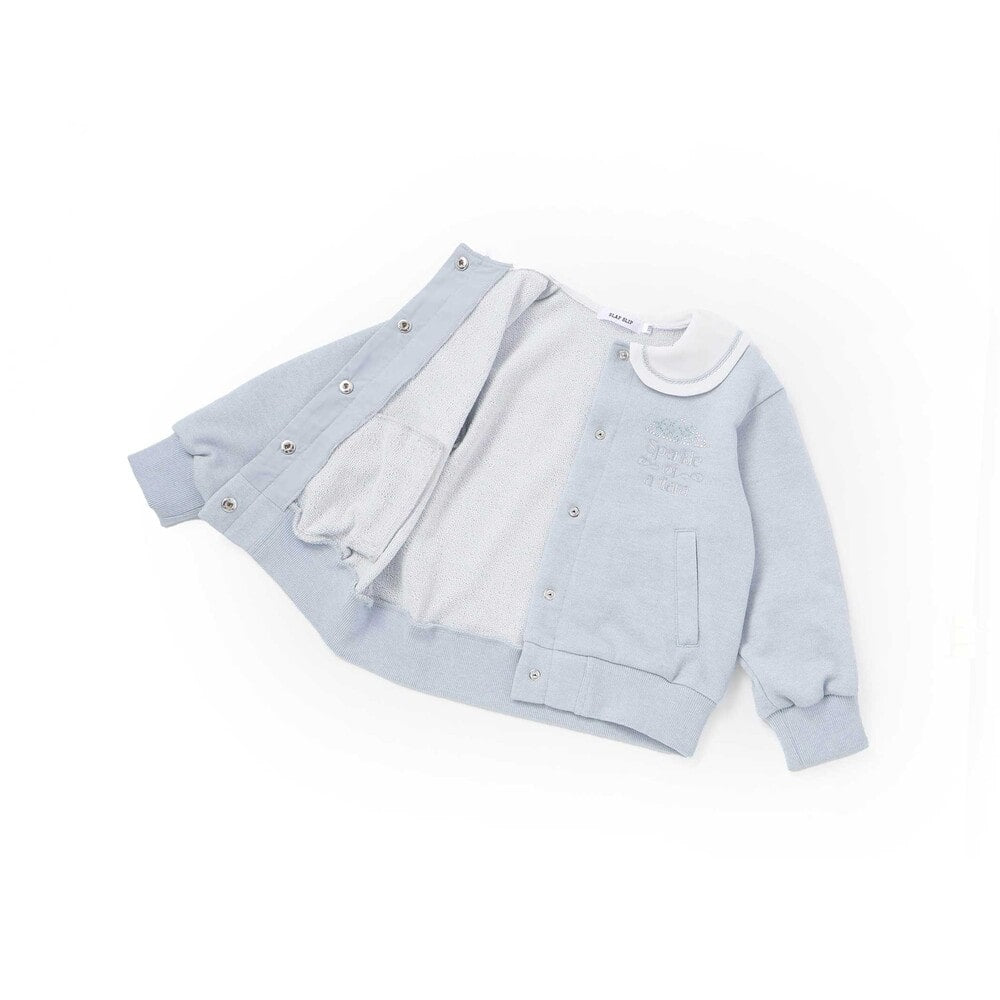 日本童裝  SLAP SLIP 水手領刺繡外套 90-130cm 女童款 秋季 OUTERWEAR