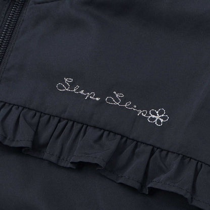 日本童裝  SLAP SLIP 荷葉邊緞帶外套 80-130cm 女童款 秋季 OUTERWEAR