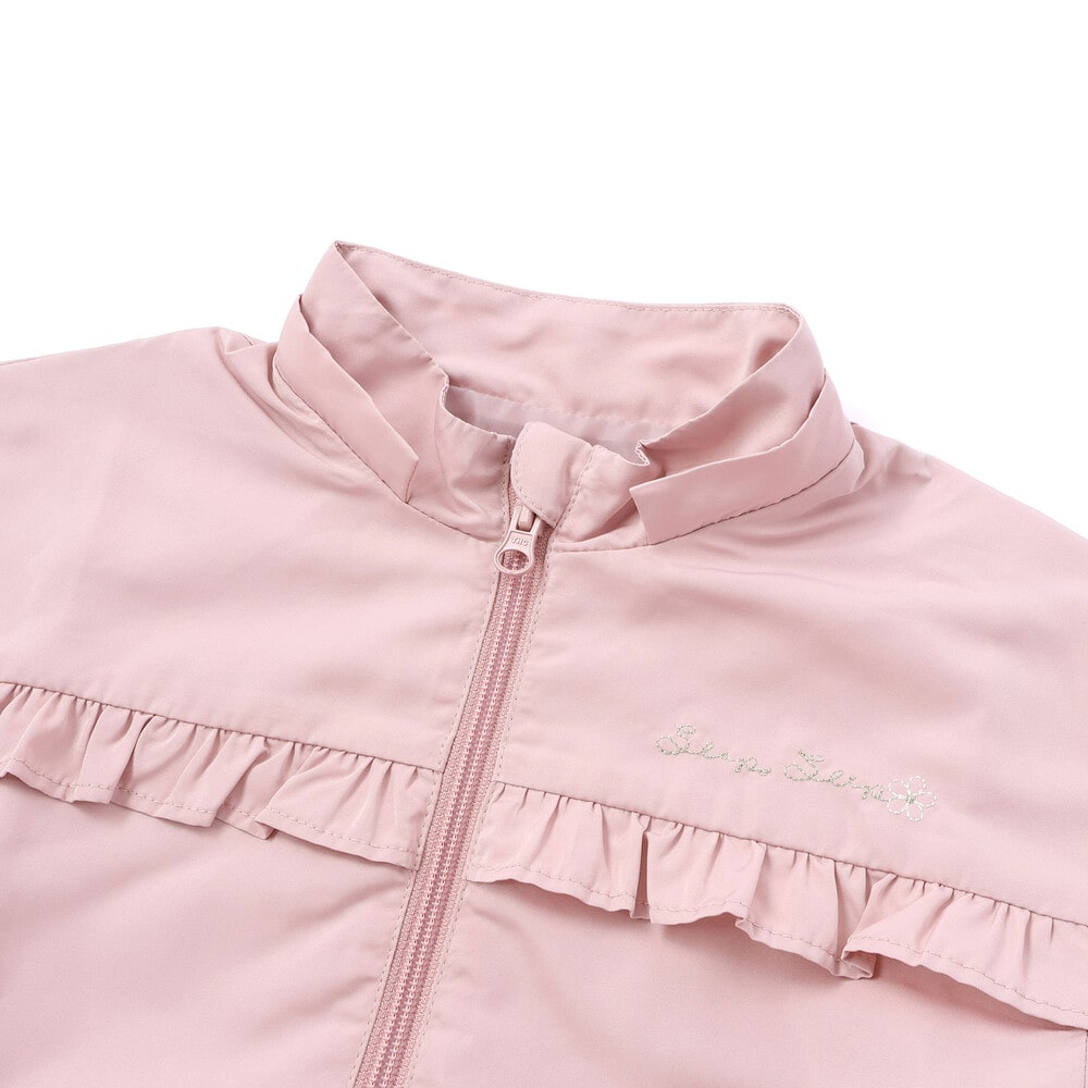 日本童裝  SLAP SLIP 荷葉邊緞帶外套 80-130cm 女童款 秋季 OUTERWEAR