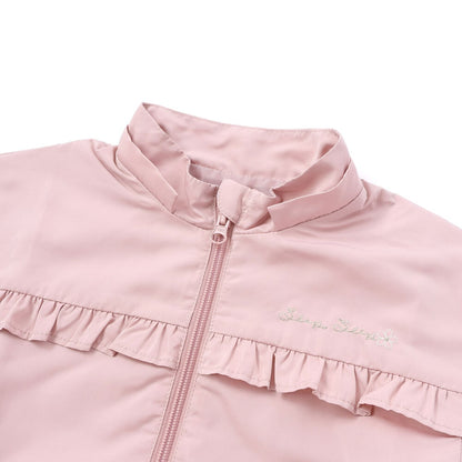 日本童裝  SLAP SLIP 荷葉邊緞帶外套 80-130cm 女童款 秋季 OUTERWEAR