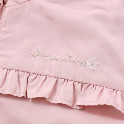 日本童裝  SLAP SLIP 荷葉邊緞帶外套 80-130cm 女童款 秋季 OUTERWEAR
