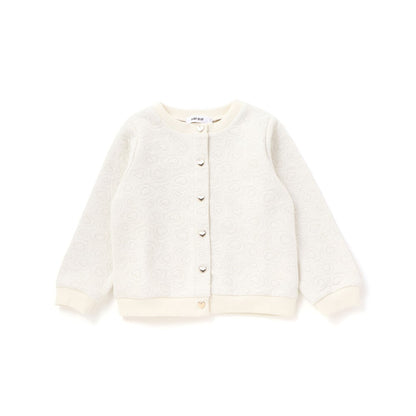 日本童裝  SLAP SLIP 絎縫金銀絲心型扣外套 80-130cm 女童款 秋季 OUTERWEAR