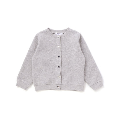 日本童裝  SLAP SLIP 絎縫金銀絲心型扣外套 80-130cm 女童款 秋季 OUTERWEAR