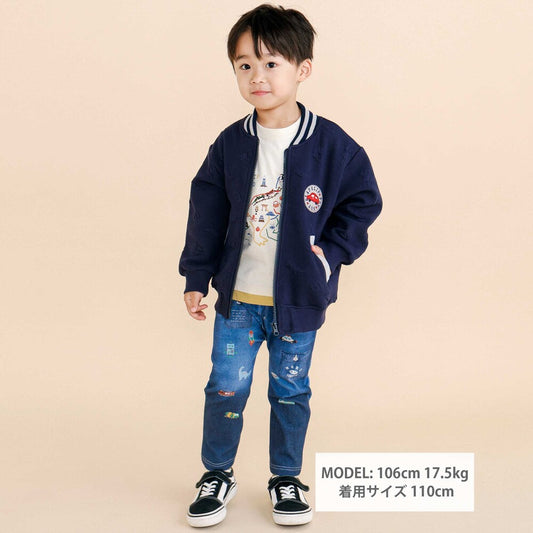 Japanese children's clothing b・R# x Crayon Shin-chan cool contact water-absorbing quick-drying series short-sleeved tops 100-140cm boys'/girls' summer TOPS 
