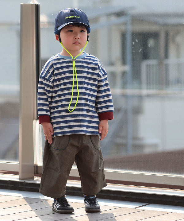 日本童裝 BEAMS mini 華夫紋上衣 90-140cm 男童款 夏季 TOPS