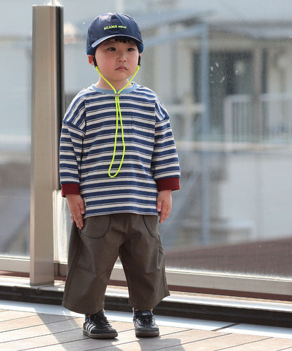 日本童裝 BEAMS mini 華夫紋上衣 90-140cm 男童款 夏季 TOPS