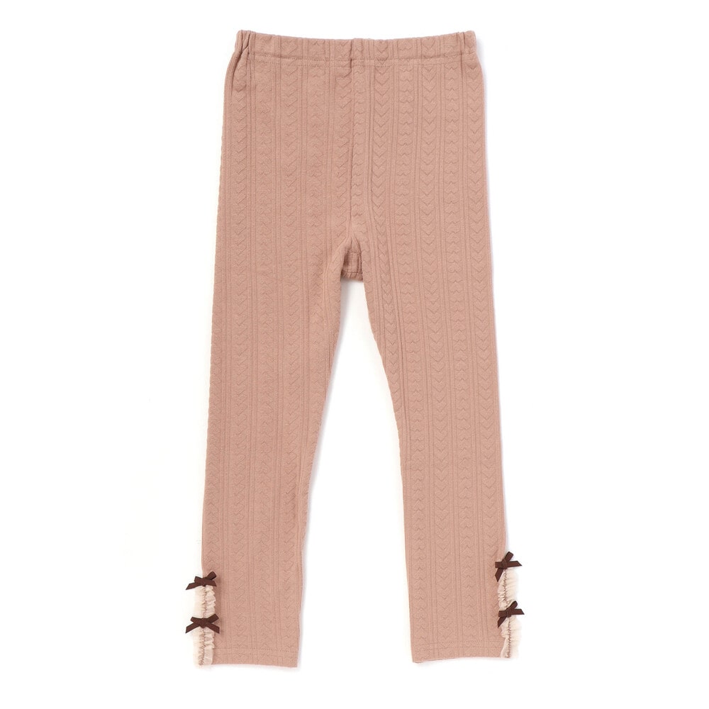 日本童裝  SLAP SLIP 蕾絲花邊緊身褲 80-130cm 女童款 秋季 PANTS