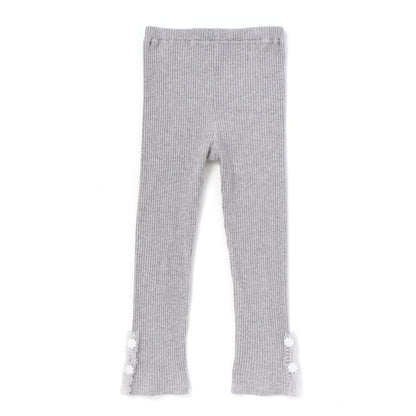 日本童裝  SLAP SLIP 蕾絲花邊緊身褲 80-130cm 女童款 秋季 PANTS