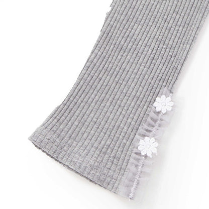 日本童裝  SLAP SLIP 蕾絲花邊緊身褲 80-130cm 女童款 秋季 PANTS