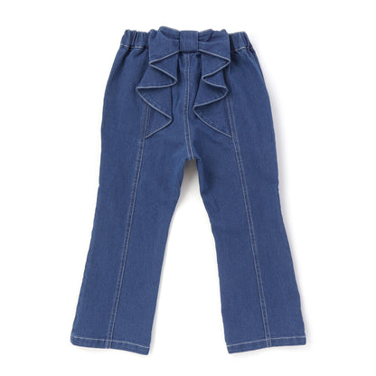 日本童裝  SLAP SLIP 蝴蝶結牛仔長褲 80-130cm 女童款 秋季 PANTS