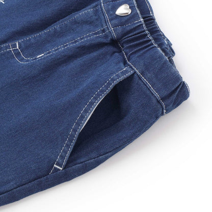 日本童裝  SLAP SLIP 蝴蝶結牛仔長褲 80-130cm 女童款 秋季 PANTS