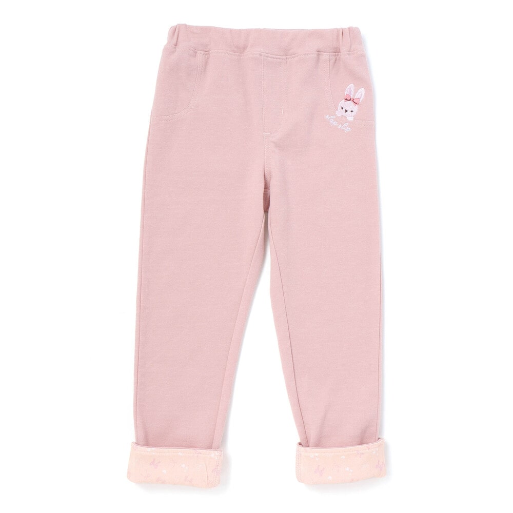 日本童裝  SLAP SLIP 動物刺繡長褲 80-120cm 女童款 秋季 PANTS