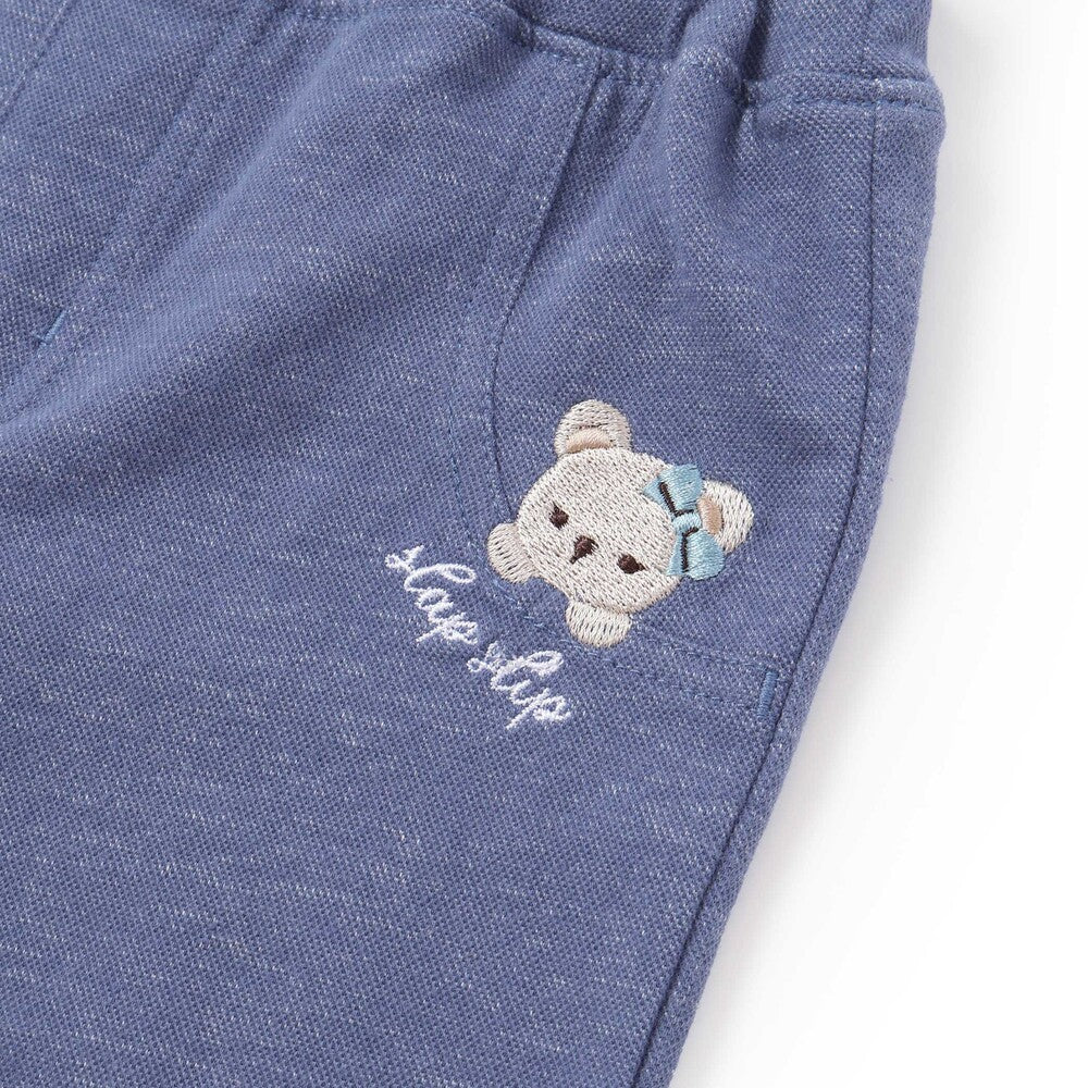 日本童裝  SLAP SLIP 動物刺繡長褲 80-120cm 女童款 秋季 PANTS