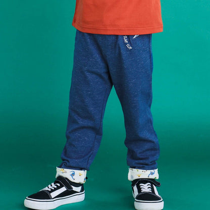 日本童裝  SLAP SLIP 捲邊褲腳圖案長褲 80-120cm 男童款 秋季 PANTS