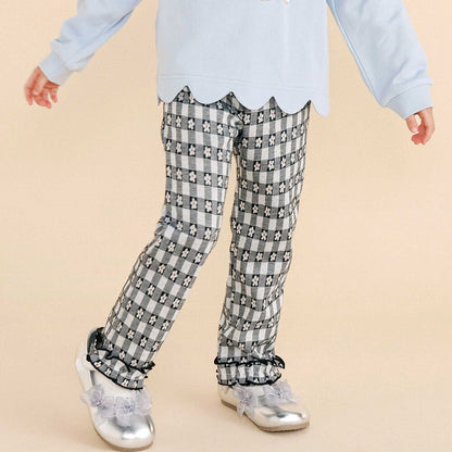 日本童裝  SLAP SLIP 格紋長褲 80-120cm 女童款 秋季 PANTS