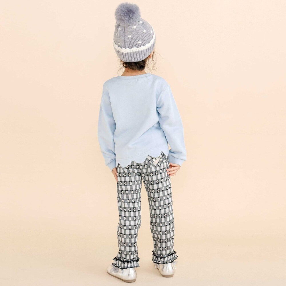 日本童裝  SLAP SLIP 格紋長褲 80-120cm 女童款 秋季 PANTS