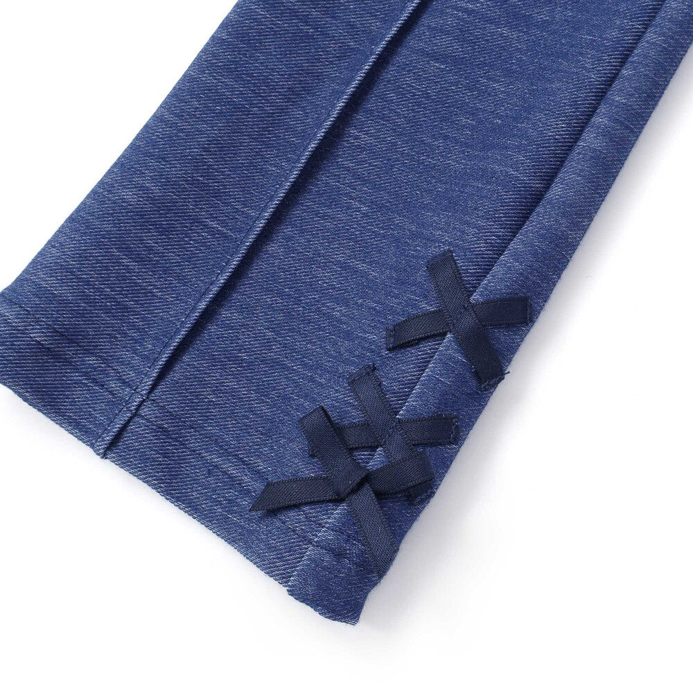 日本童裝  SLAP SLIP 緞帶心型貼片長褲 80-130cm 女童款 秋季  PANTS