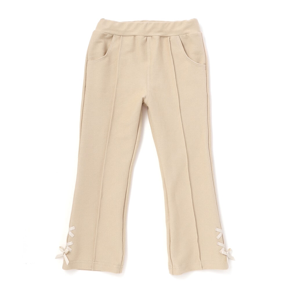 日本童裝  SLAP SLIP 緞帶心型貼片長褲 80-130cm 女童款 秋季  PANTS