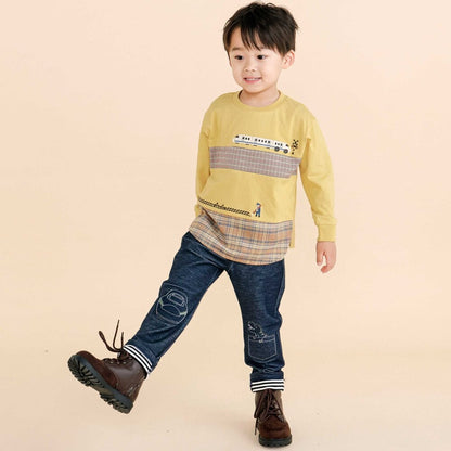 Japanese children's clothing b・R# x Crayon Shin-chan cool contact water-absorbing quick-drying series short-sleeved tops 100-140cm boys'/girls' summer TOPS 